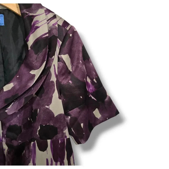 Simply Vera Vera Wang Purple Evening Jacket Half Sleeve jacket coat - Picture 3 of 8